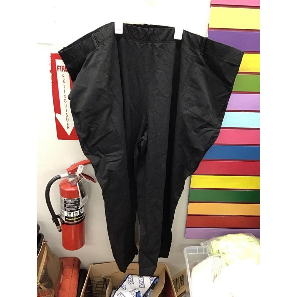 Anybody all-stretch straight leg ankle pant size 5X black new qvc